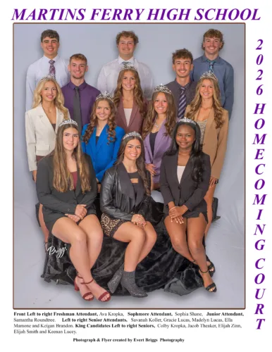 Martins Ferry names homecoming court